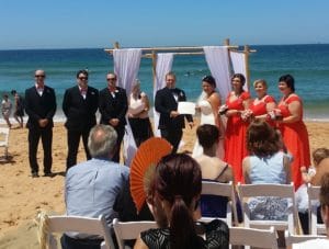Greg & Sabrina Beach-front Wedding