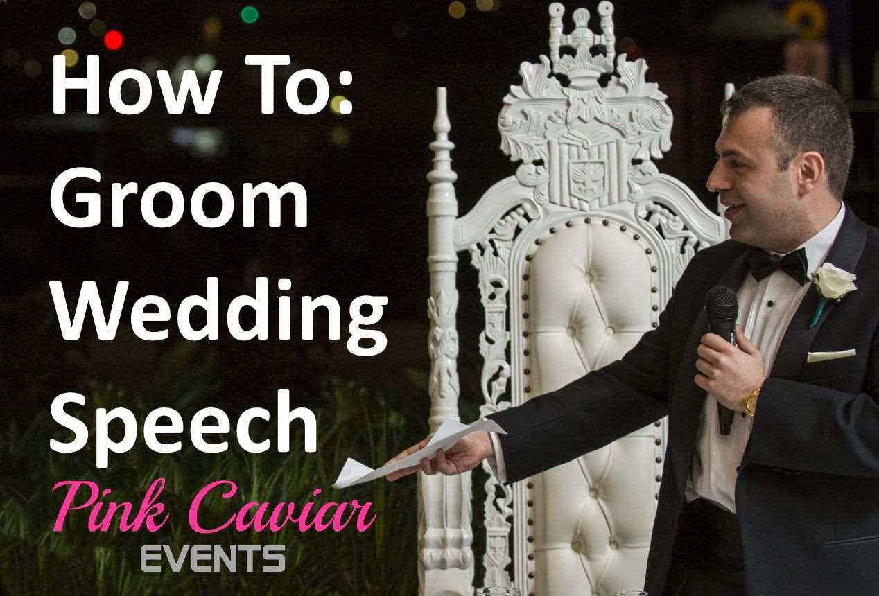 how to write a good groom wedding speech