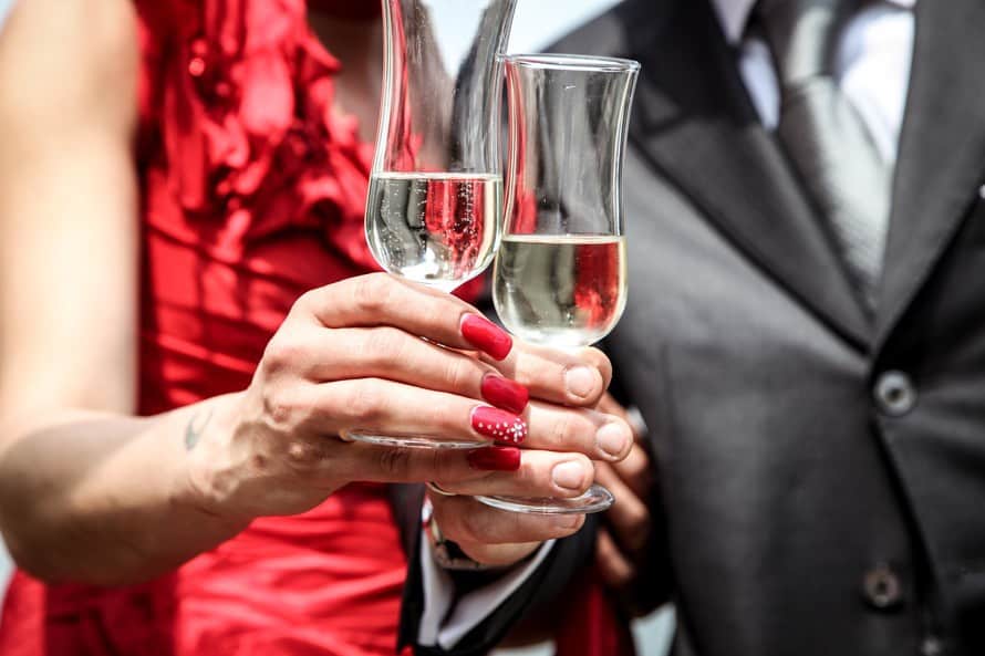 On the Day Coordinators - Toasting to the happy couple
