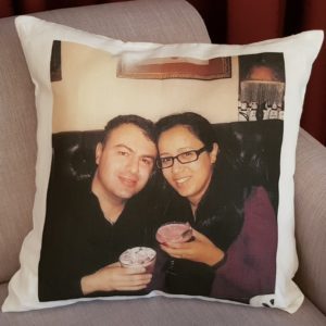 Second Year Anniversary Cotton Perfect Wedding Anniversary Gift Couple Pillow