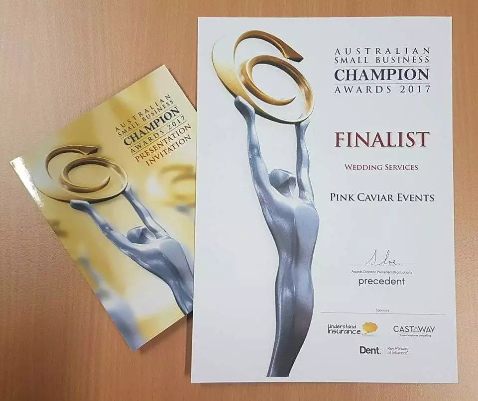 Australian Small Business Champion Awards 2017 - Certificate