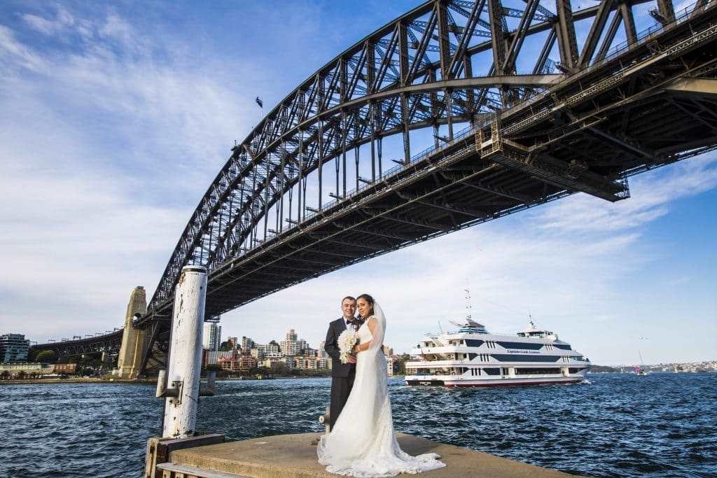 Group Wedding Transport: Stephanie Cassimatis Sydney Harbour Bridge Cruise Ship