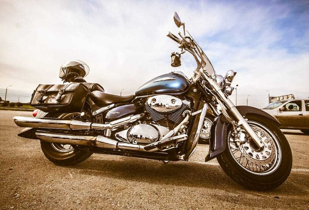 Alternative Wedding Transport: Harley Davidson Motorcycle