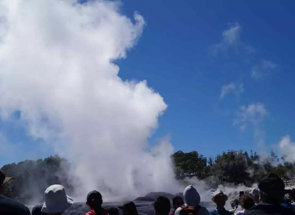 New Zealand Destination Weddings: Rotorua Geyser