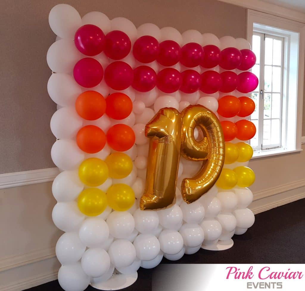 Surprise Birthday - Balloon Selfie Wall