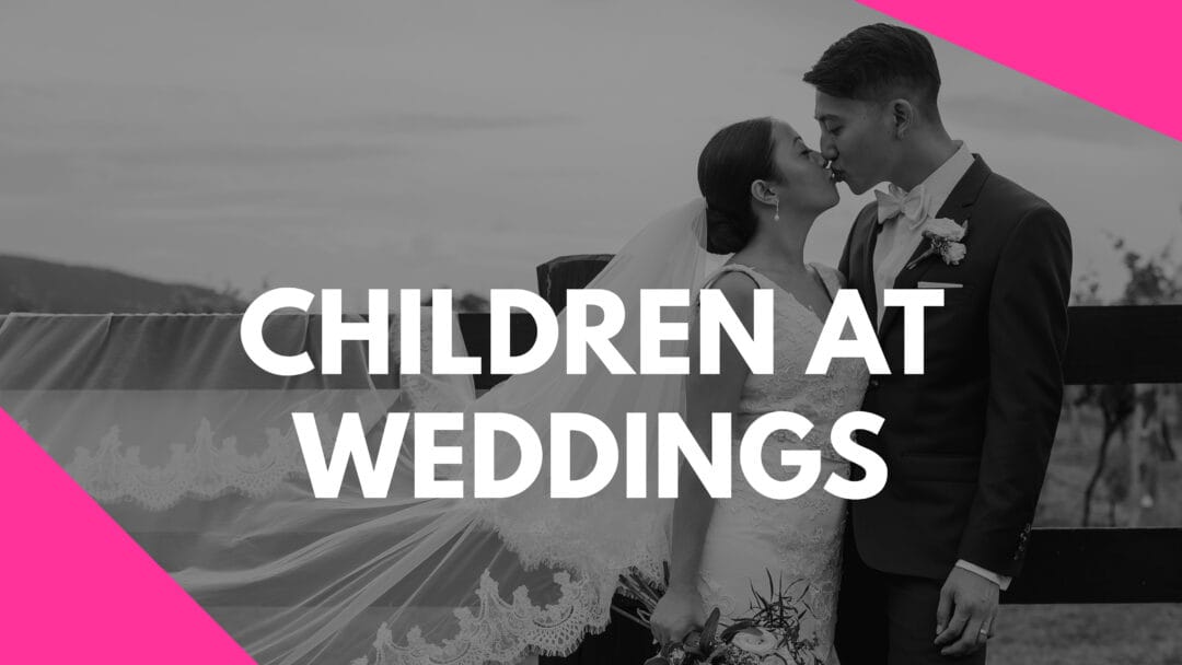 CHILDREN AT WEDDINGS Thumbnail Vlog