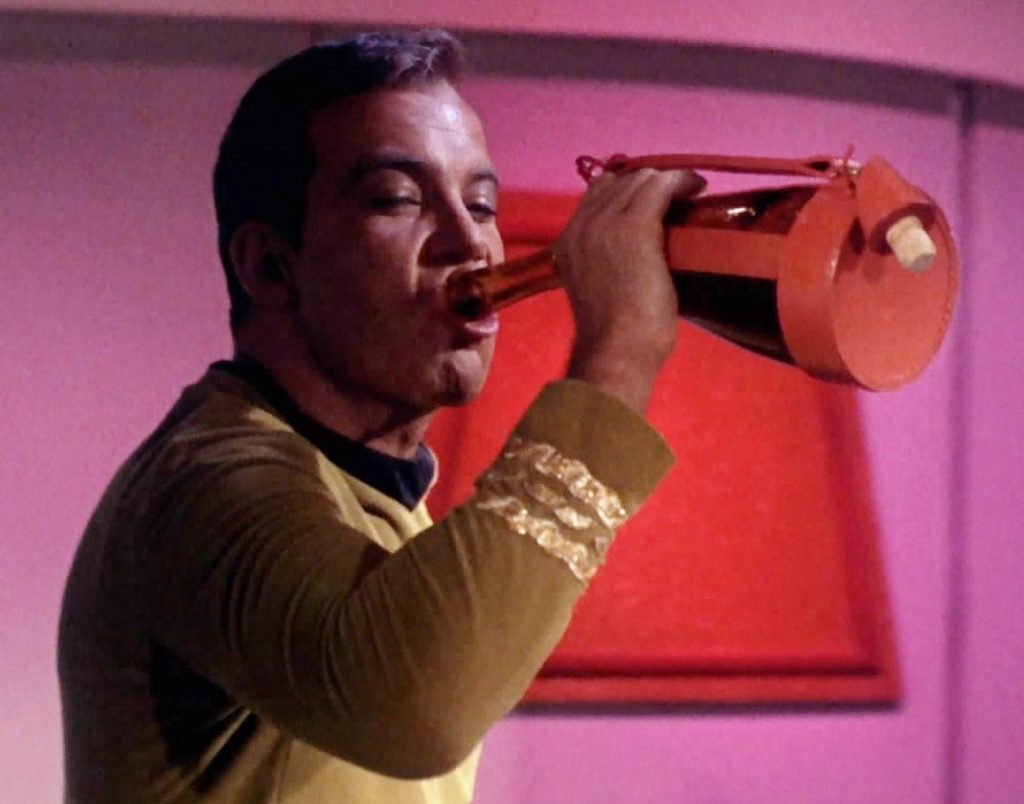 Star Trek Themed Cocktails - James T Kirk Saurian Brandy