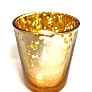 Tea Light - Mercury Gold