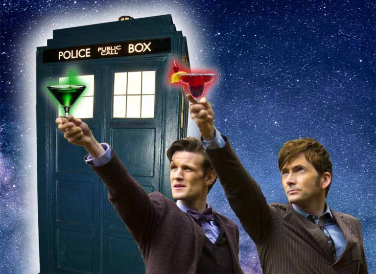 Doctor Who Themed Cocktails for Your Wedding: 10th & 11th Doctor, TARDIS Cocktails, Space