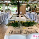 A wedding setup in a restaurant