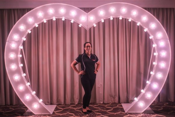 Light Up Heart Arch