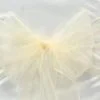 Organza Chair Sash - Ivory