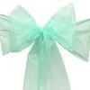 Organza Chair Sash - Tiffany Green Mint