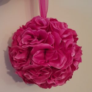 Hot Pink Flower Ball