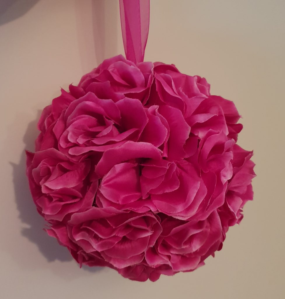 Hot Pink Flower Ball Pink Caviar Events