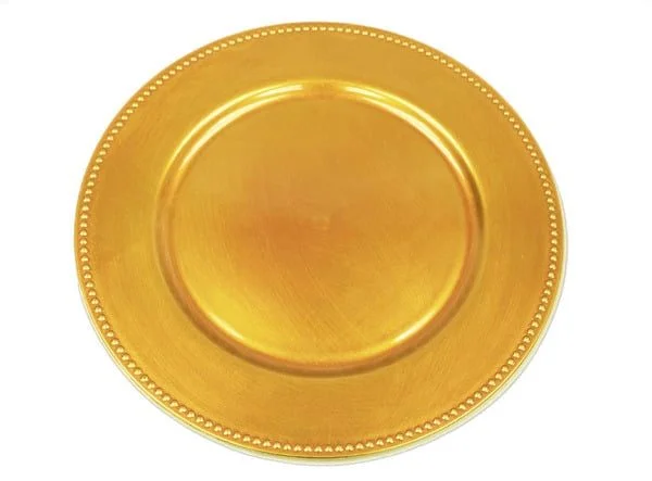 Gold Acrylic Charger Plates