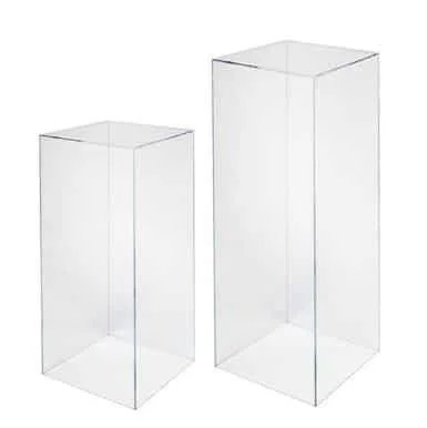 Clear Pedestal Plinth