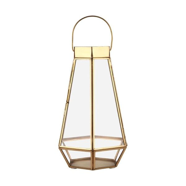 Gold Hexagonal Lantern