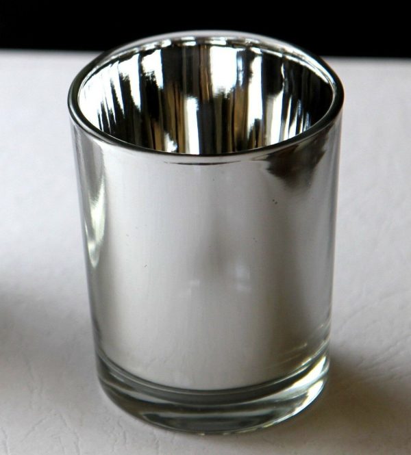 Silver Mirrored Tealight