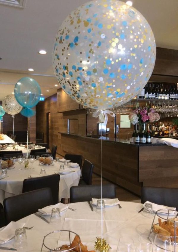 60cm Confetti Balloon Centrepiece