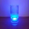 Smoky Vase with Coloured Blue Light