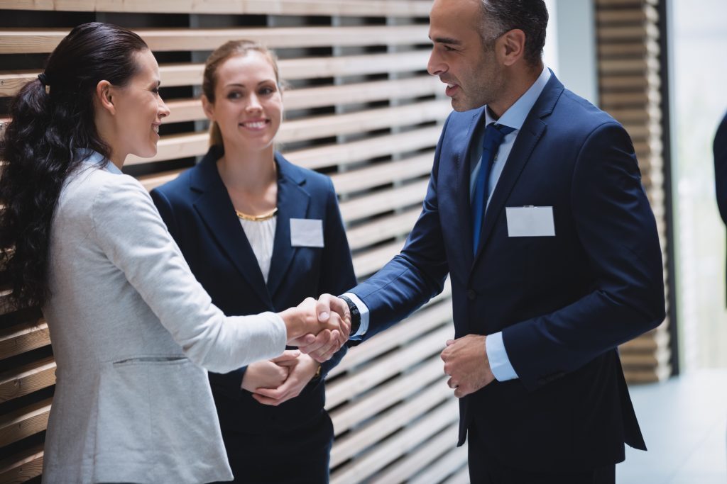 Conference Meeting Corporate Greeting Handshake