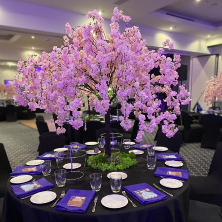 Pink Cherry Blossom Table Centrepiece