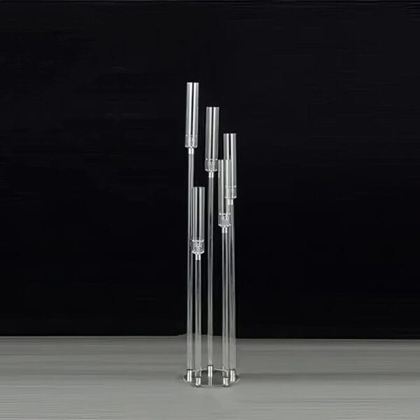 Clear Multi Candle Candelabra