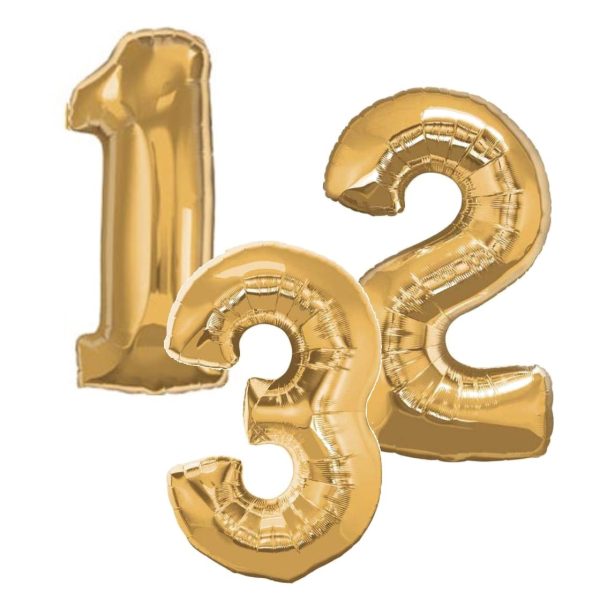 Foil Number and Letter Balloons