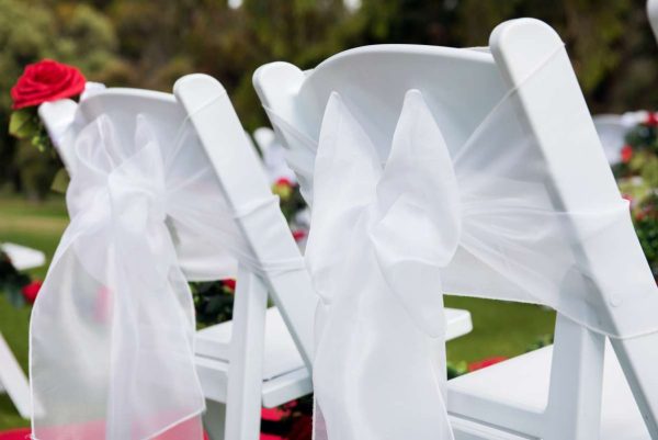 Organza Aisle Chair Sashes