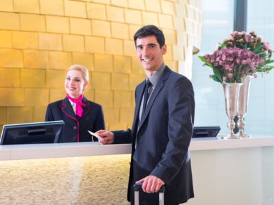 check in staff conference