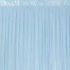 Light Blue Silk Backdrop Drapes