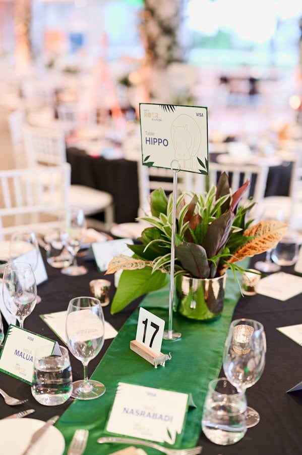 VISA's Exquisite Jungle Safari - Centrepiece