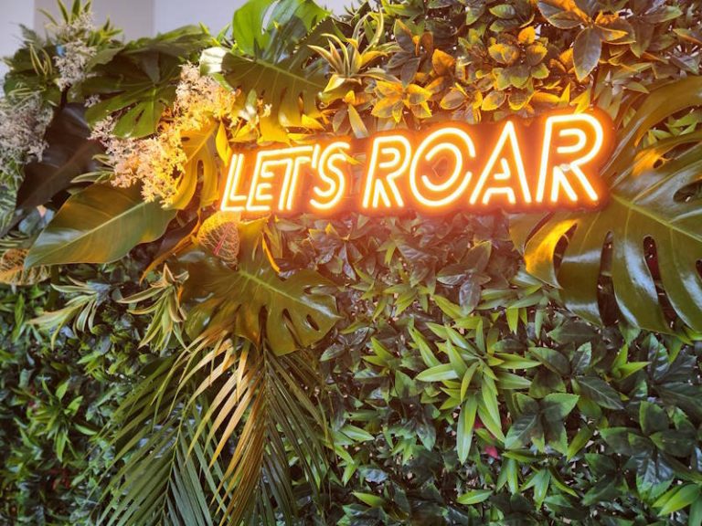 VISA's Exquisite Jungle Safari - Sign