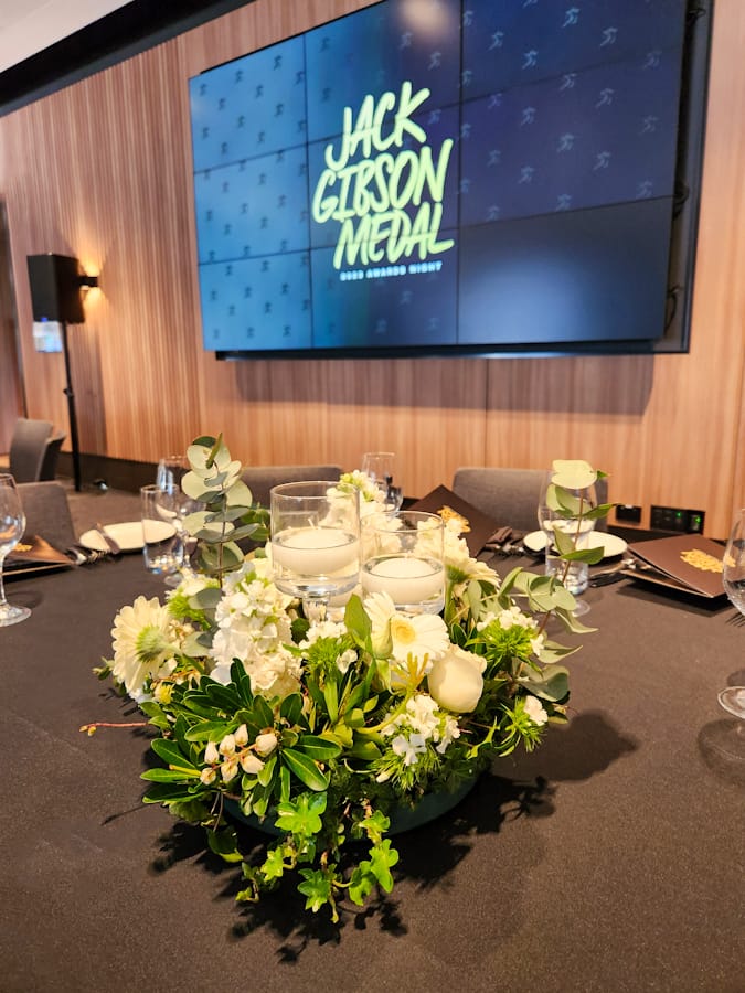 2023 Jack Gibson Medal Centrepiece