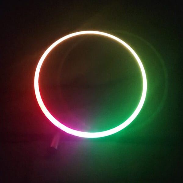 Ring Light with Fresh Flowers - Image 2
