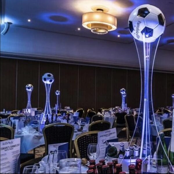 Tall Clear Ball Stand