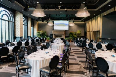 Koala Research Symposium room setup for a professionally coordinated conference event