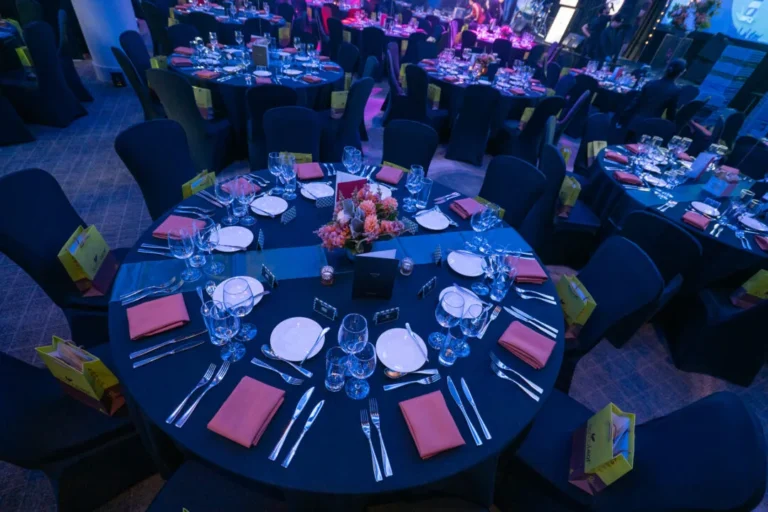 Gala Dinner Awards Night Table Setting
