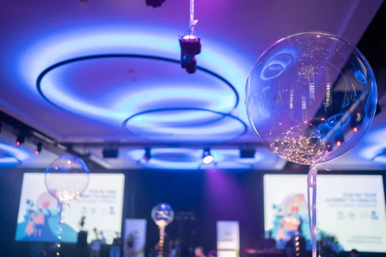 Light Up Balloon Centrepiece