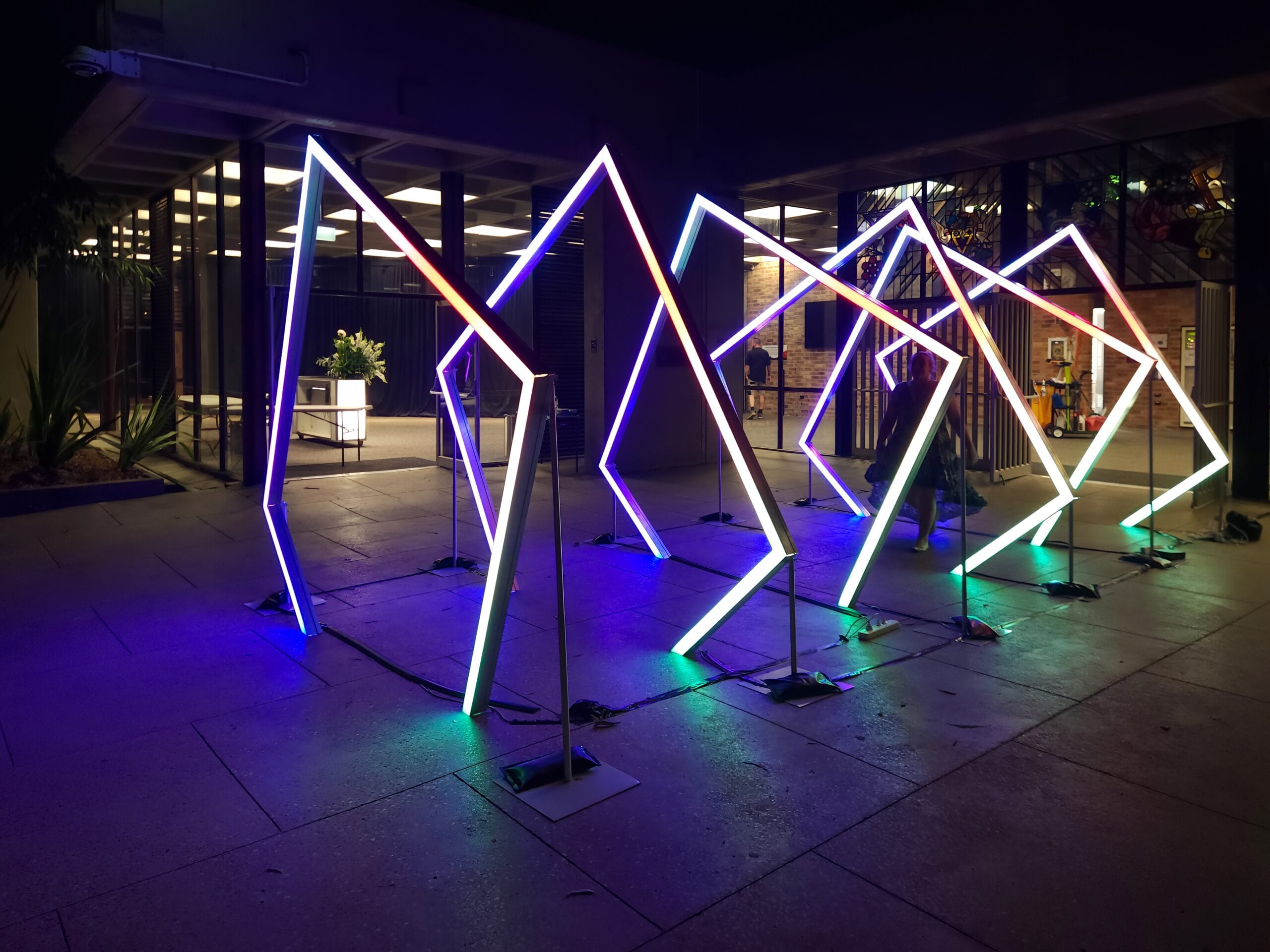 University of Newcastle arch lights