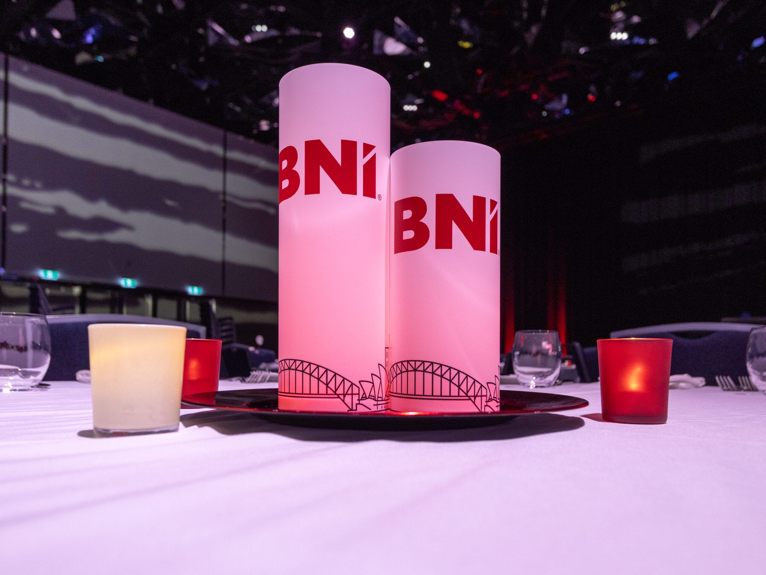 BNI Sydney Dinner Centrepiece Shot