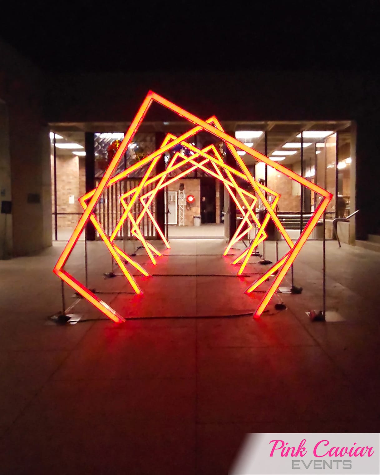 Red Orange Centre RGB Tunnel