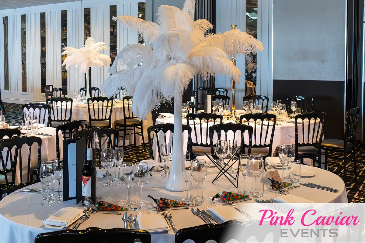 White Feathers Gatsby Style Event
