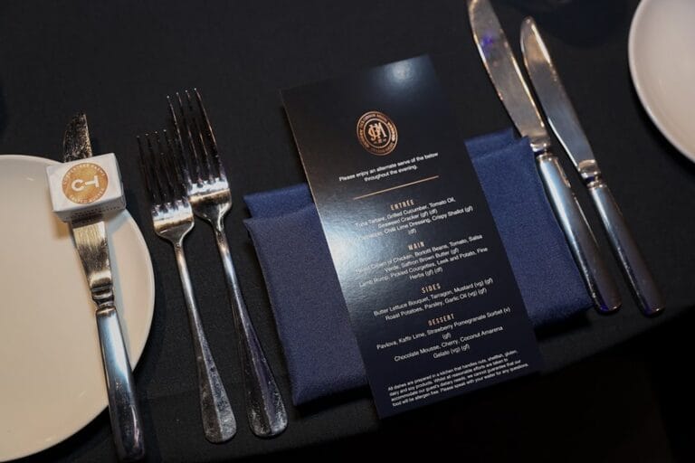 Table Menu Card