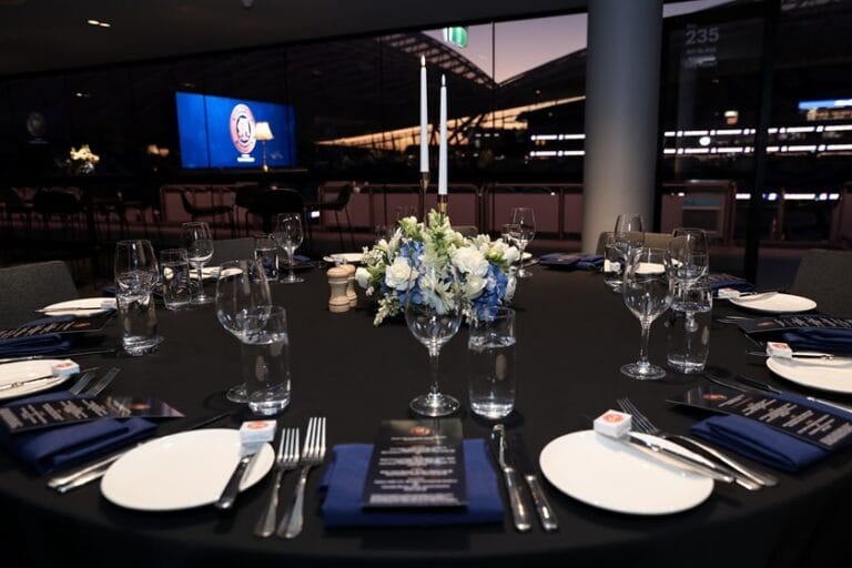Sydney Roosters Awards Night Table Centrepieces