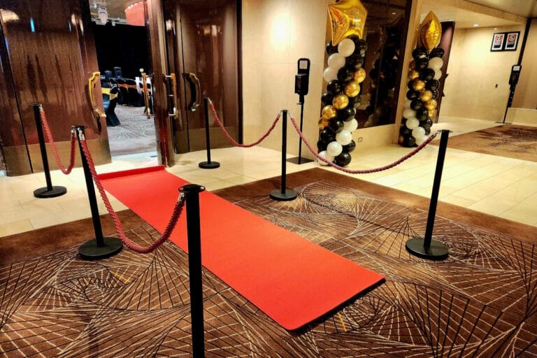 Red Carpet Entry School Formal Hotel Event